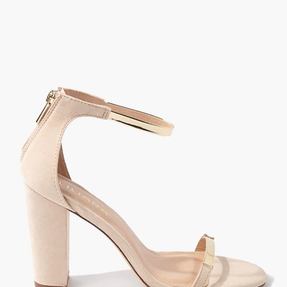 Nude Chunky Heel - Picture 2 of 3